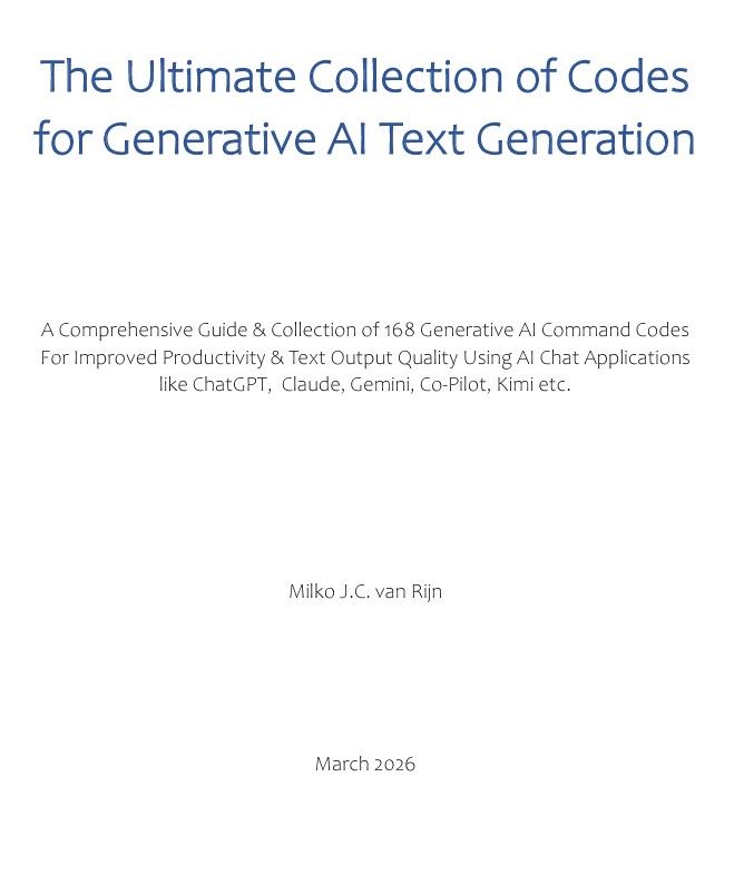 The Ultimate Collection of Codes for Generative AI Text Generation (English)