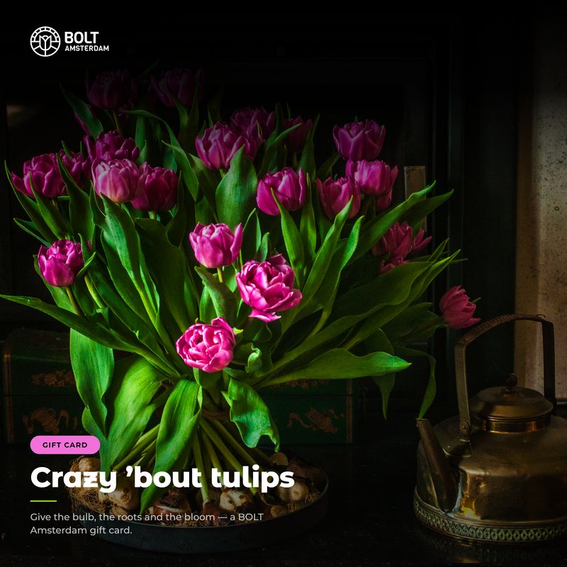 Cadeaubon 'Crazy about tulips!'