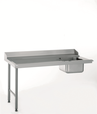 Table standard d’entrée MAL avec bac de 400 x 400 x 250 mm