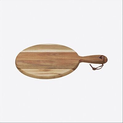 Planche de présentation ronde en bois - 500x400x18 mm