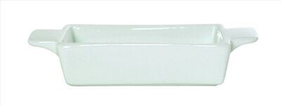 Mini ravier - porcelaine - blanche - 103x50x20 mm LOT DE 6