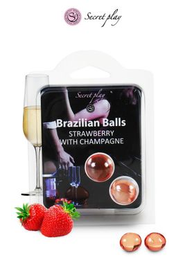 Brazilian Balls - Strawberry & Champagne