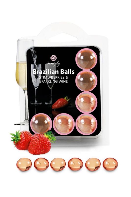 Brazilian Balls - Strawberry & Champagne