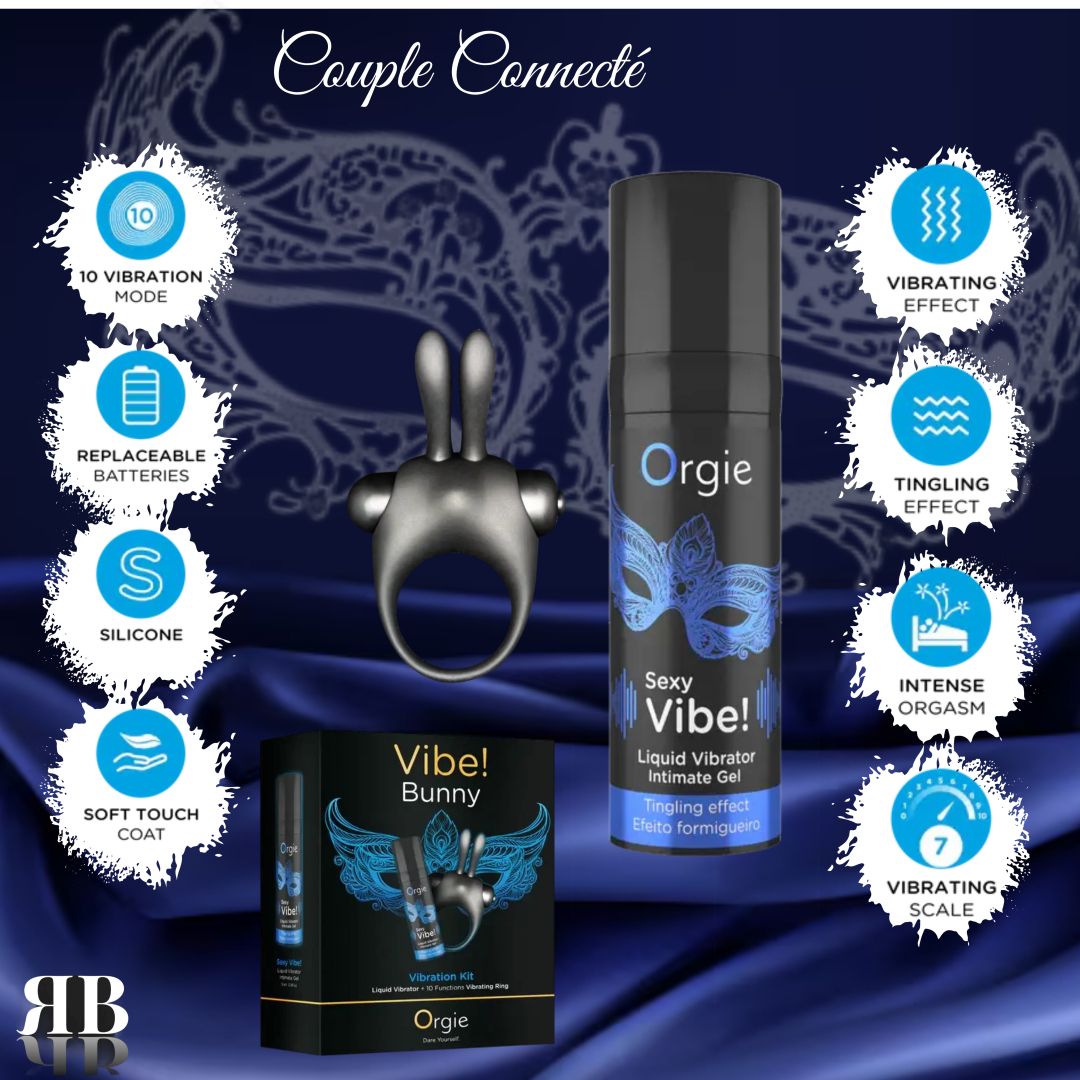 Box Couple Connecté - Complicité, surprise et vibrations pour deux cœurs connectés