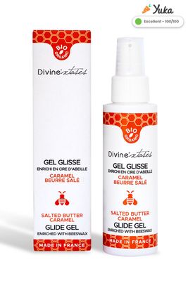 Lubrifiant & Gel Intime Bio caramel beurre salé 100ml - Divinexstases