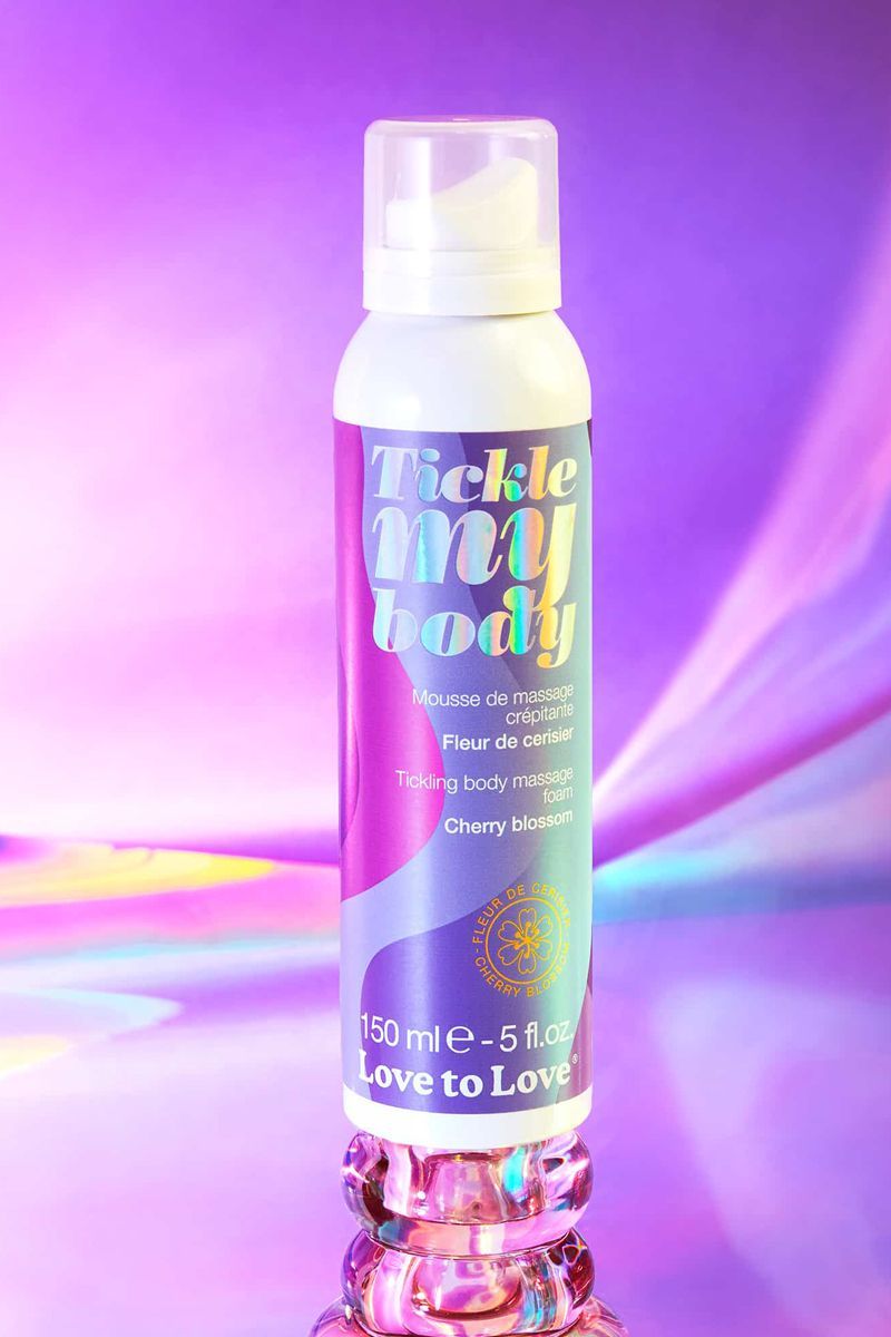 Mousse Crépitante de Massage - Tickle My Body - Fleur de Cerisier 150ml