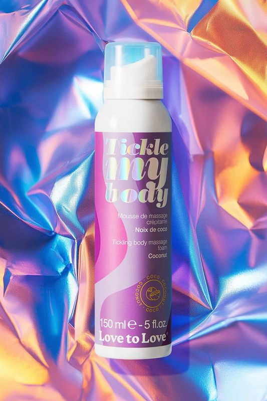 Mousse Crépitante de Massage - Tickle My Body - Noix de Coco 150ml
