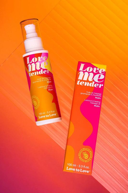 Huile de Massage Comestible - Love Me Tender - Mojito 100ml