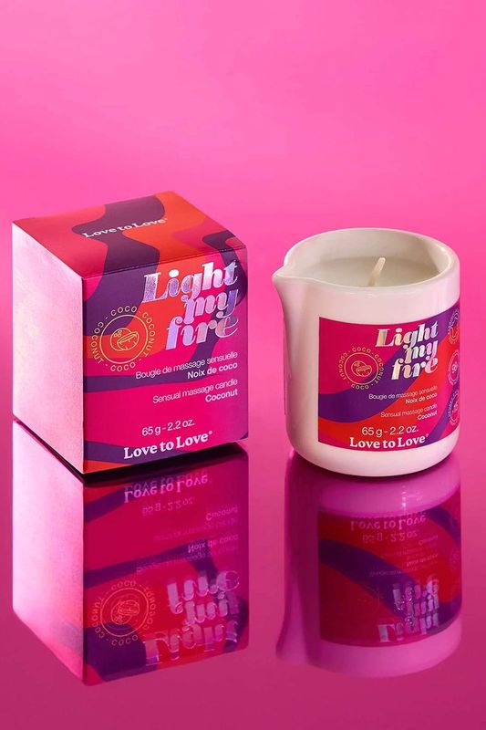 Bougie de Massage - Light My Fire  - Noix de coco