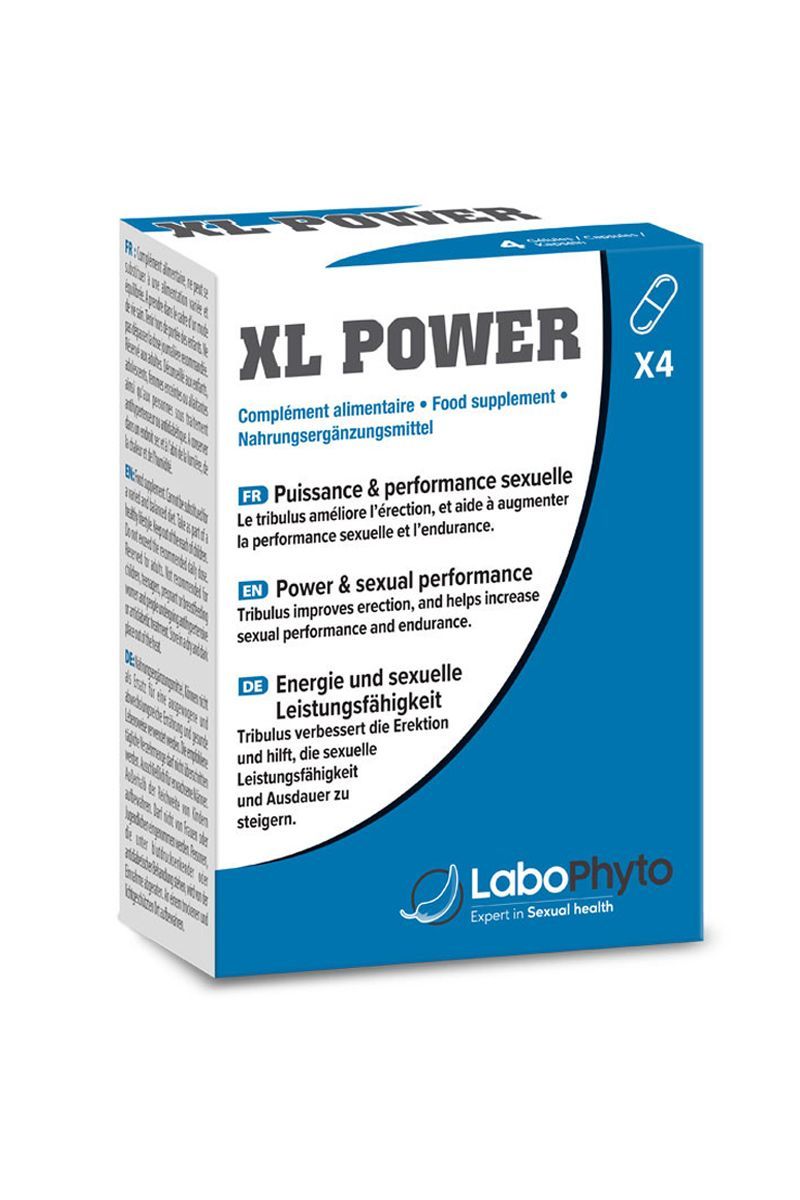 Aphrodisiaque pour Homme 4 en 1 - XL Power - Labophyto 4 gélules