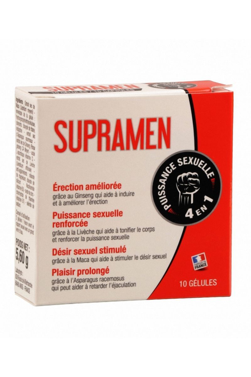 Booster Sexuel pour Homme - Supramen - Labophyto 10 gélules