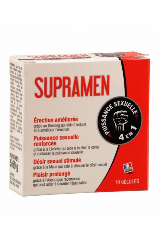 Booster Sexuel pour Homme - Supramen - Labophyto 10 gélules
