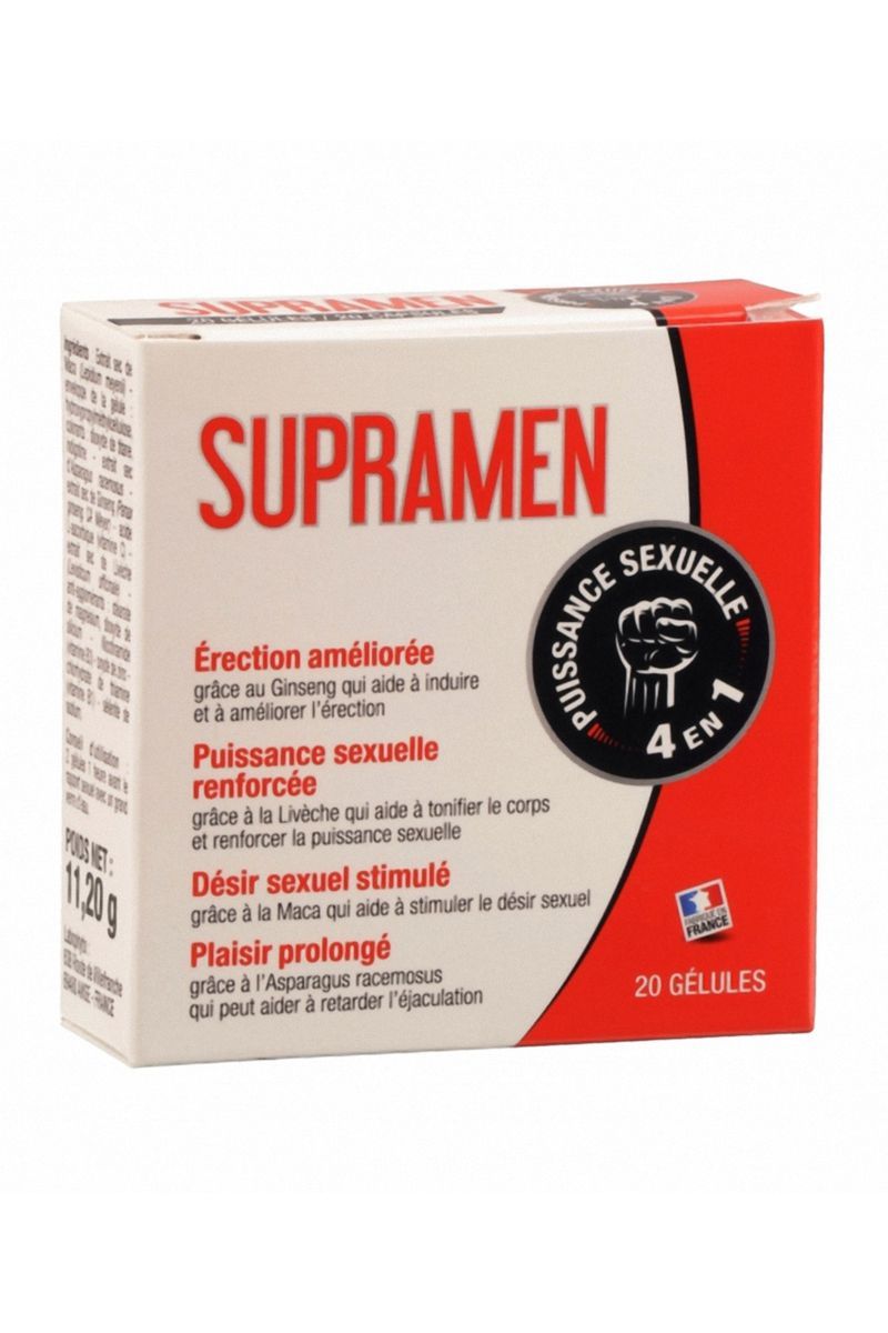 Booster Sexuel pour Homme - Supramen - Labophyto 20 gélules