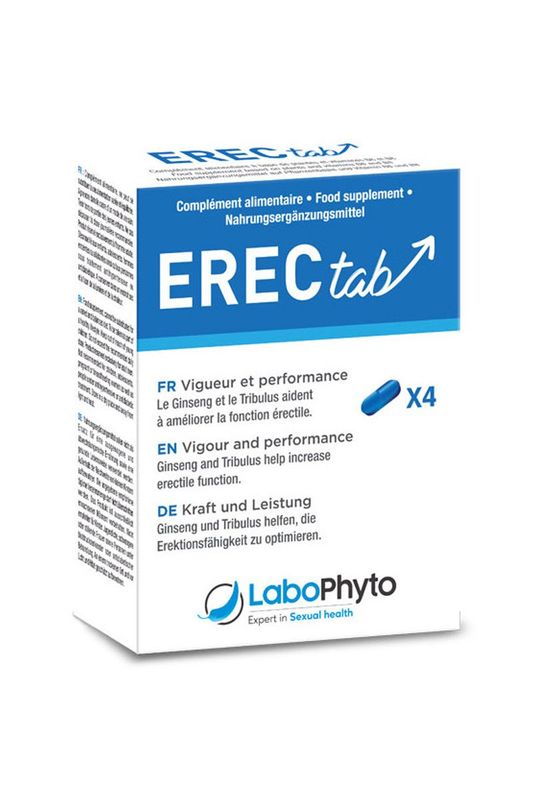 Booster Erection pour Homme - EREC'tab - Labophyto 4 gélules