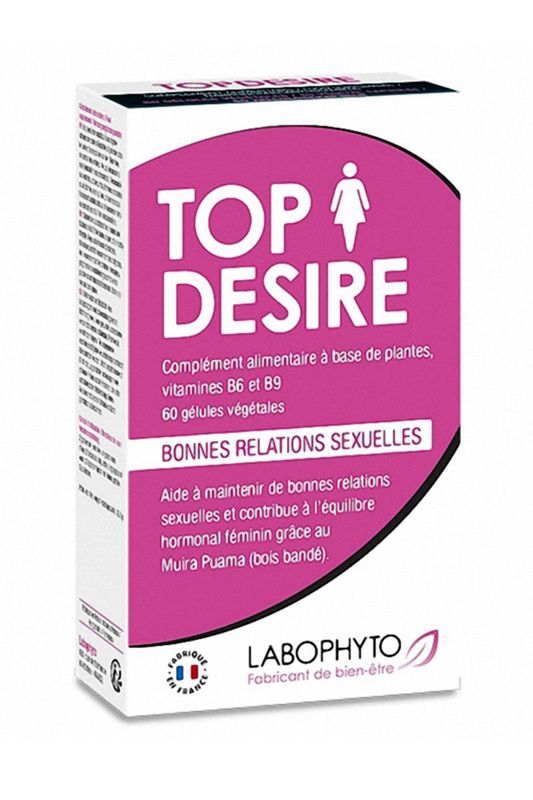 Booster Clitoridien - Top Desire - Labophyto 60 gélules
