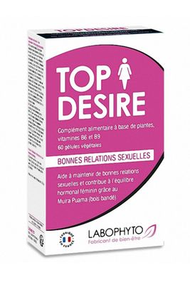 Booster Clitoridien - Top Desire - Labophyto 60 gélules