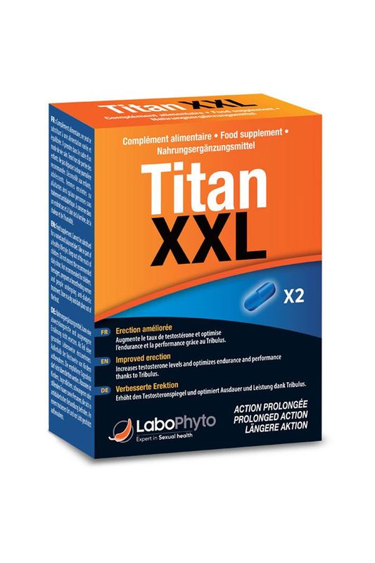 Booster Erection & Désir pour Homme - Titan XXL - Labophyto 2 gélules
