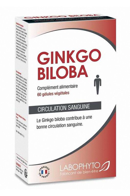 Booster Erections pour Homme - Ginkgo Biloba - Labophyto 60 gélules