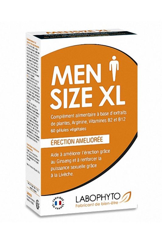 Booster Développement du Pénis - MEN SIZE XL - Labophyto 60 gélules