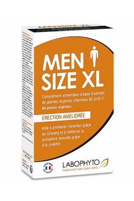 Booster Développement du Pénis - MEN SIZE XL - Labophyto 60 gélules