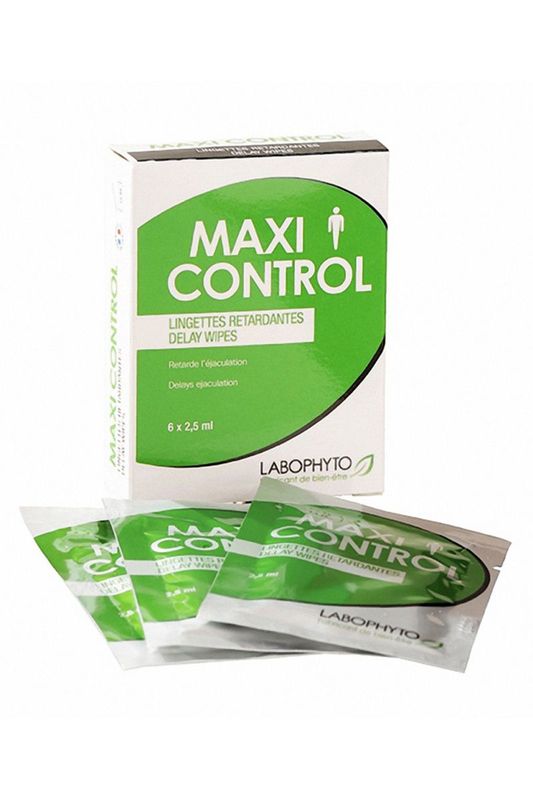 Lingettes Retardantes pour Homme - MAXI Control - Labophyto 6x2.5ml