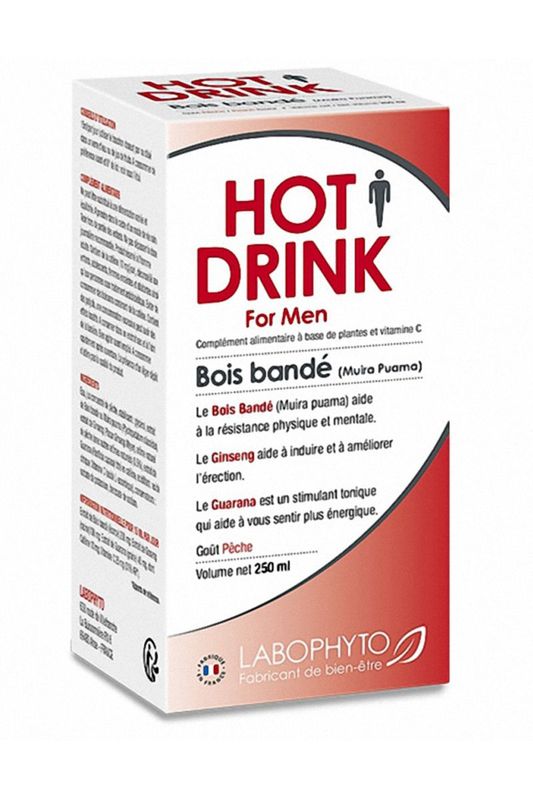 Bois Bandé pour Hommes - Hot Drink - Parfum Pêche 250ml