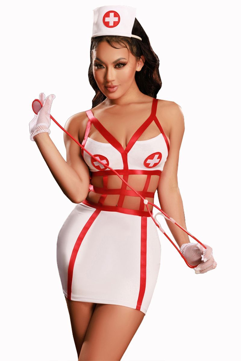 Déguisement Sexy Infirmière – 5 Pièces Complètes
