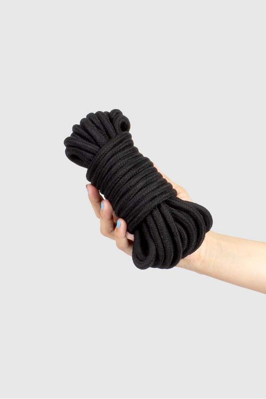 Corde de Bondage Noire 10m – Secret Play