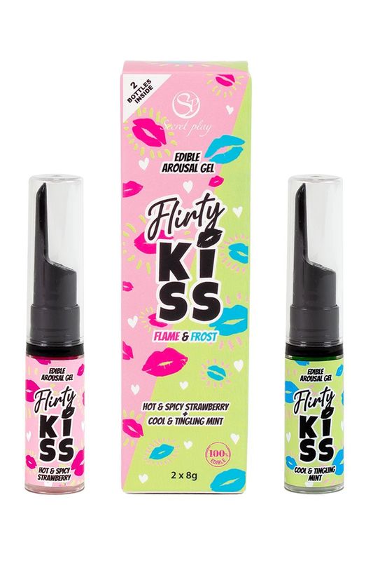Flirty Kiss – Pack 2 Gels Comestibles