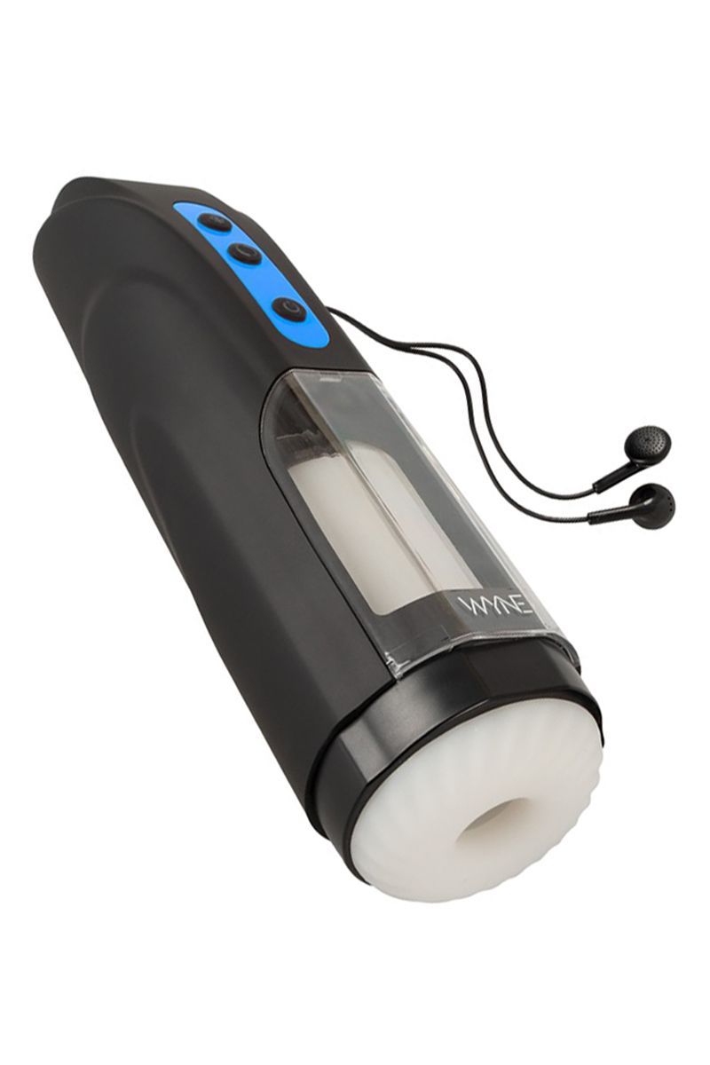 Masturbateur Automatique Rotatif et Va-et-Vient WYNE N°09 avec Casque Audio – Rechargeable