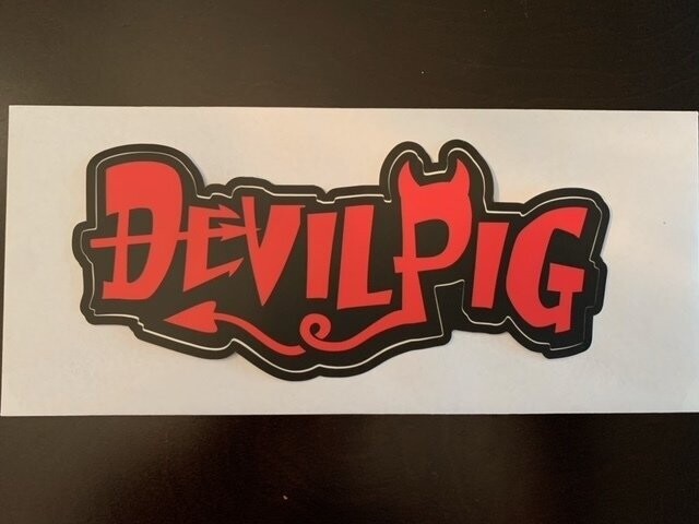 Devil Pig Apparel Sticker
