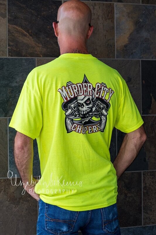 Mens' Hi Vis Cross Guns MCC T-Shirt