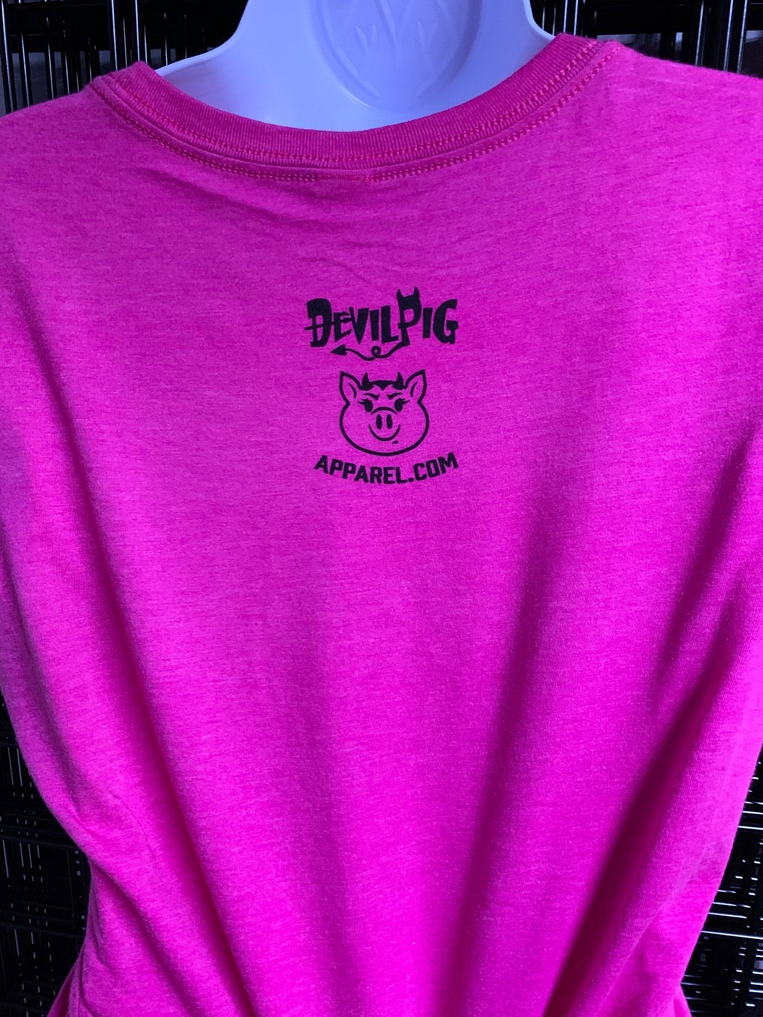 Women's Devil Pig T-Shirt - Pink