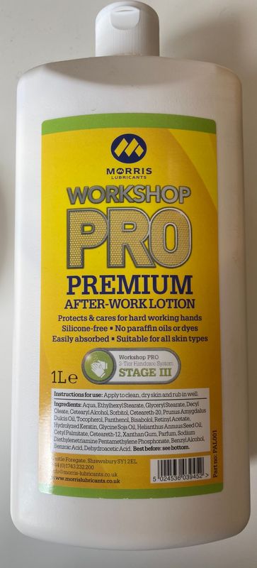 Morris Workshop Pro Premium After-Work Lotion