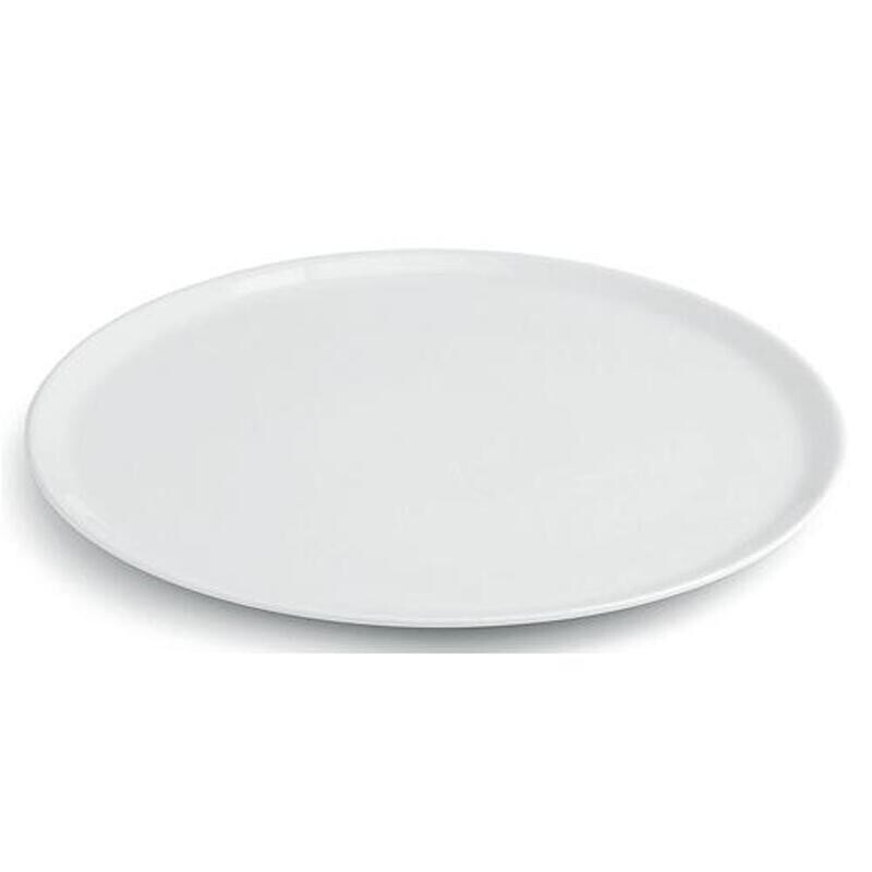 Piatto pizza Napoli bianco Saturnia