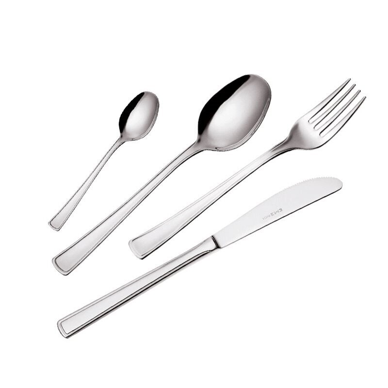 Posate SFUSE: cucchiaio, forchetta, coltello, cucchiaino in acciaio inox Ambassador Eme