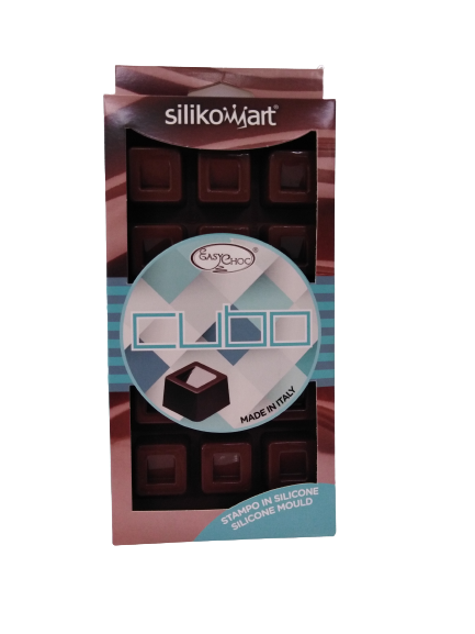 Stampo silicone cioccolatini cubo