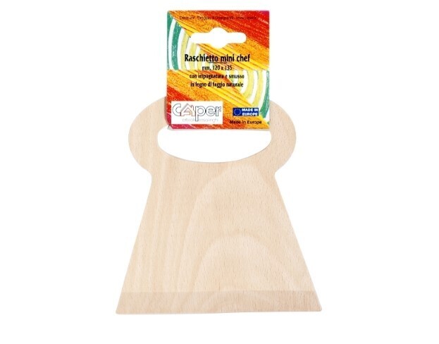 Spatola raschietto mini chef in legno Caper