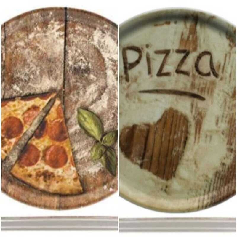 Piatto pizza Slice / Heart Saturnia