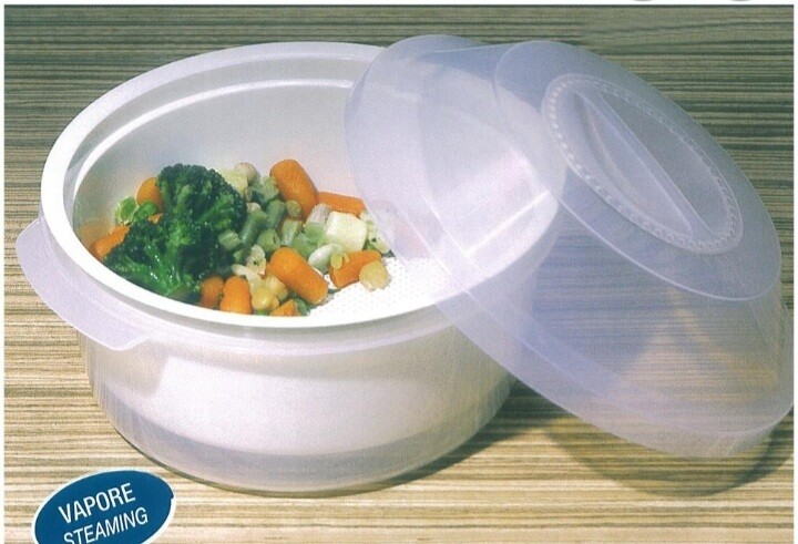Vaporiera per microonde 3 pezzi Cosmoplast