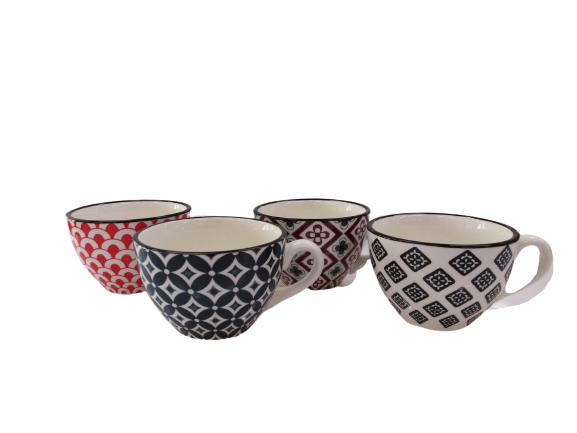 Tazza latte Mosaik Lioness senza piatto