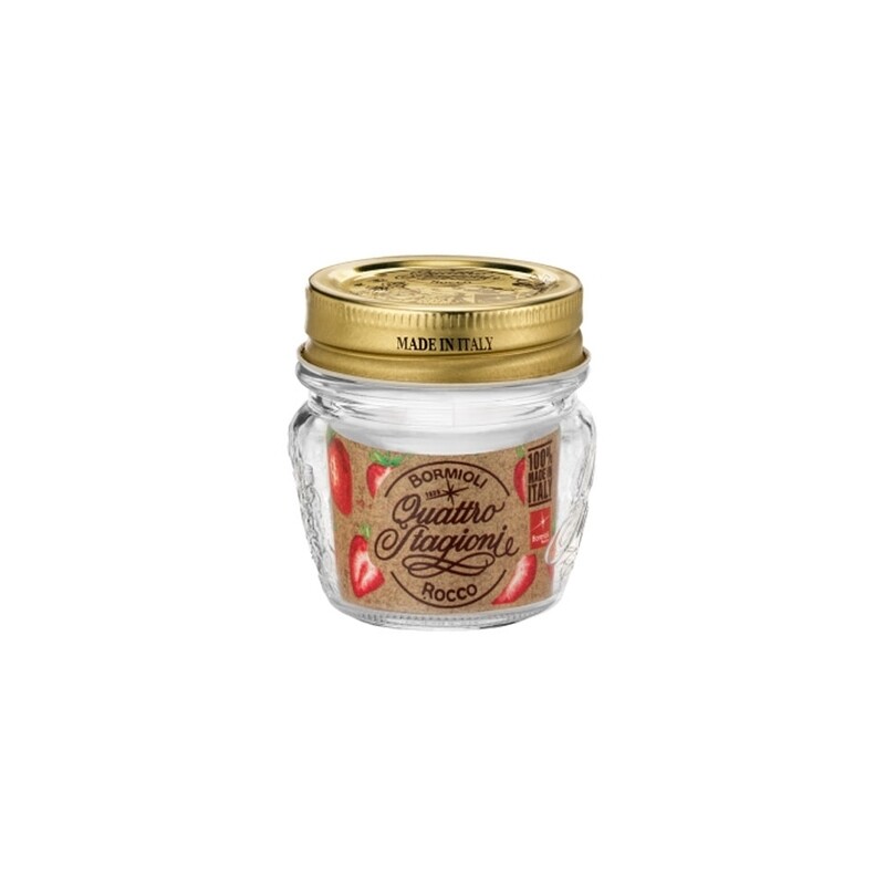 Vaso in vetro 4 stagioni Bormioli mini con capsula