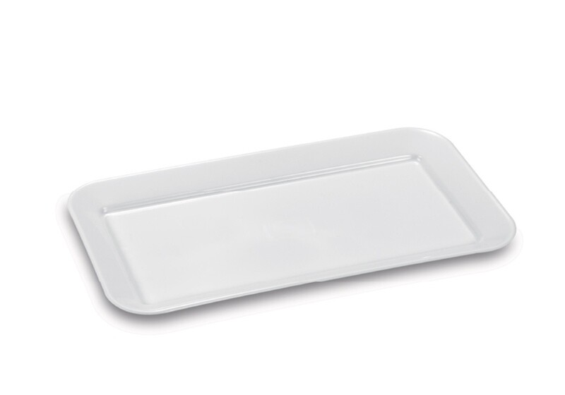 Piatto / vassoio rettangolare con bordo, Giganplast