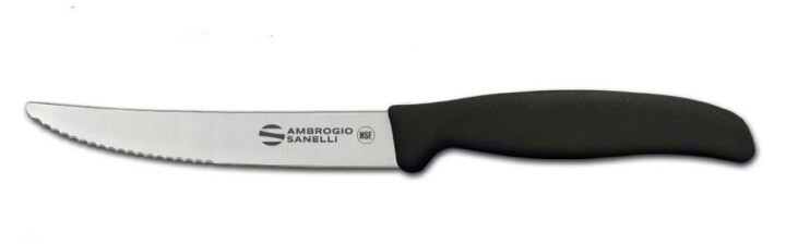 Coltello tavola / bistecca lama mezza dentata, S685 Supra Sanelli Ambrogio
