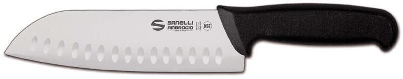 Coltello santoku, lama alveolata S350 Supra Sanelli Ambrogio