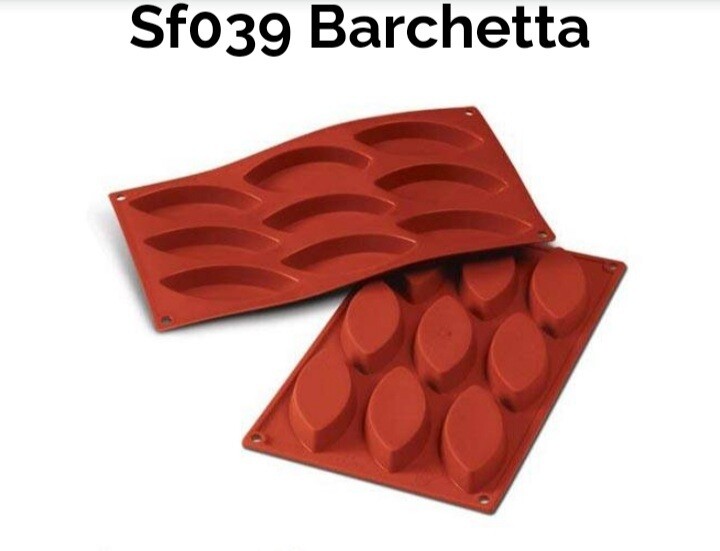 Stampo silicone barchetta multiporzione mm.100x44 h.15 ml.40