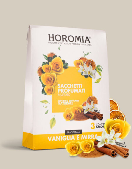 Sacchetti profumati multiuso Horomia - Vaniglia e mirra