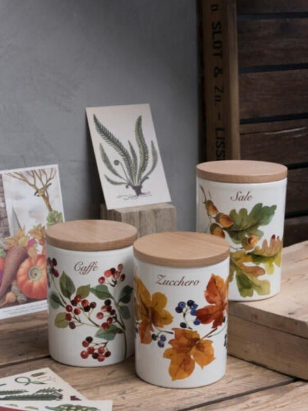 Barattolo autunno ceramica Nuova cer