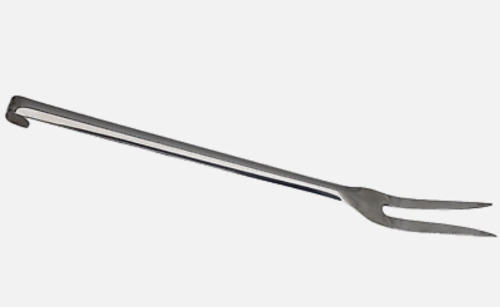 Forchettone acciaio 2 punte Astor  A8
