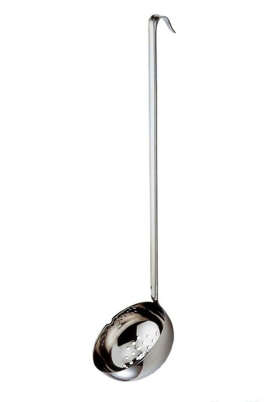 Mestolo forato in acciaio cm.6 Astor A11